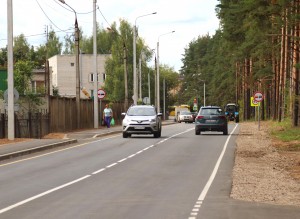 В Ярославской области капитально отремонтирован участок дороги от областной больницы в сторону Красного Бора